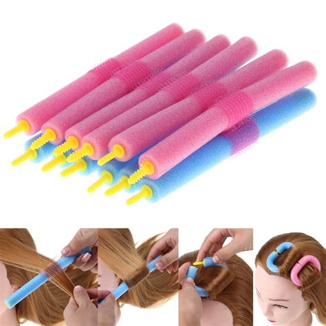 Buy 12 Pcs Hair Art Foam Twist Curler Roller Set Easy