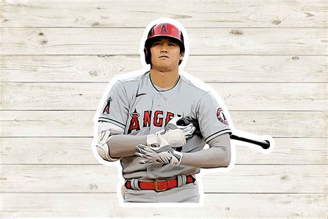 Shohei Ohtani At The Plate Sticker Etsy