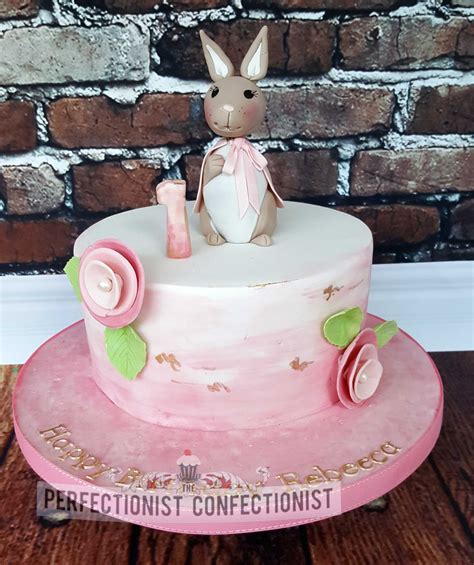 Bunny Rabbit First Birthday Cake Bunny Birthday Cake Birthday Cake