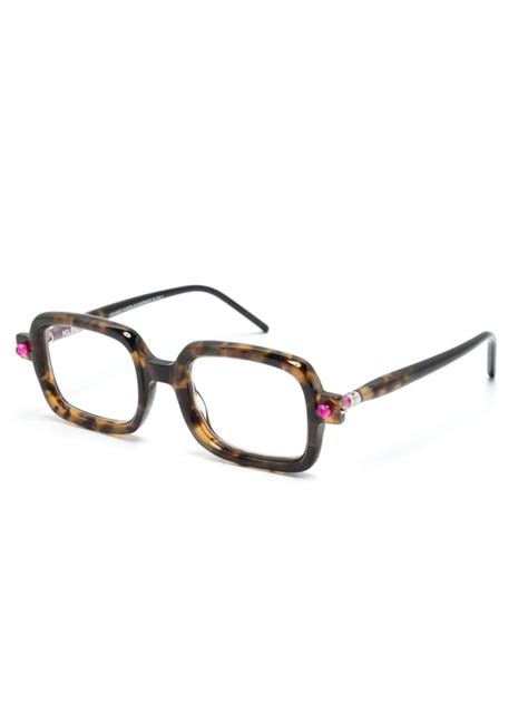 Kuboraum P2 square-frame Glasses - Farfetch