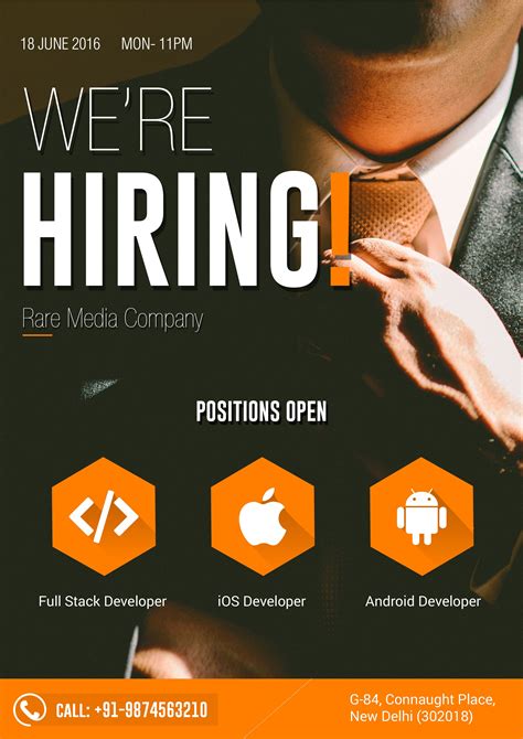Flyer Design For Hiring Hiring Ad Hiring Poster Jobs Hiring Job