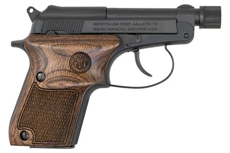 Beretta A Bobcat Covert Lr Pistol With Wood Grips And Threaded