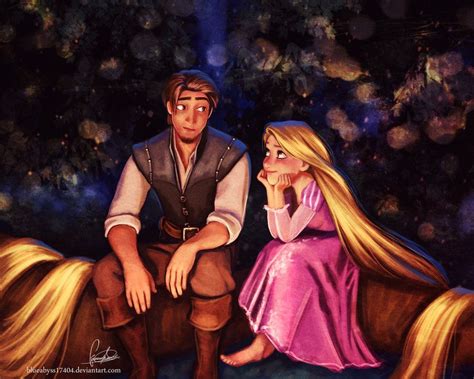 Rapunzel And Eugene From Disney S Tangled Walt Disney Disney Amor Gif