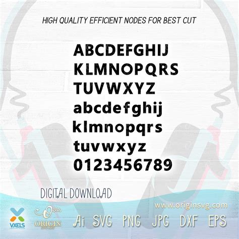 Tiktok Fonts Bundle Svg All In One Alphabet And Numbers Tik Tok 3 Style