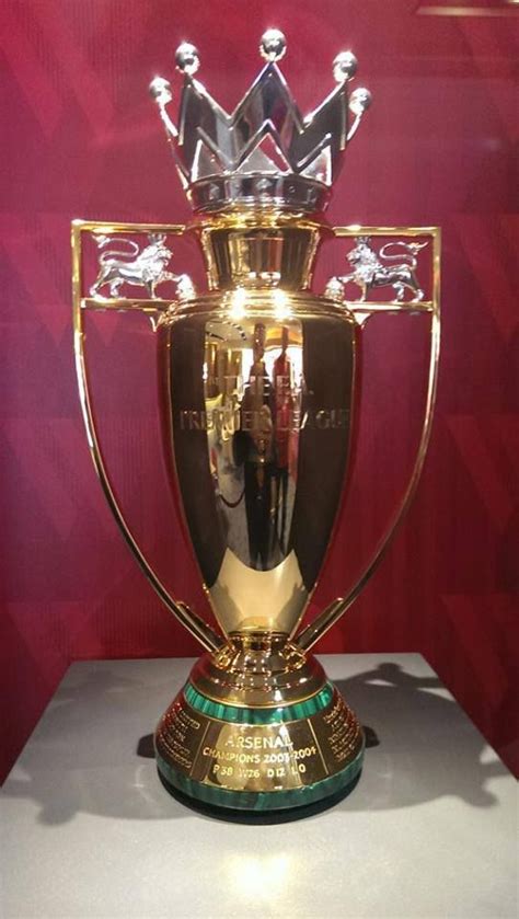 Gold Epl Trophy For The Invincibles Arsenal Pinterest Arsenal