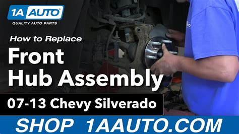 Replacing a starter motor is usually a straightforward but inconvenience job. How To Replace Front Wheel Bearing & Hub 07-13 Chevy ...