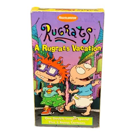 Nickelodeon Rugrats A Rugrats Vacation Vhs Video Nick Jr Rare Orange The Best Porn Website