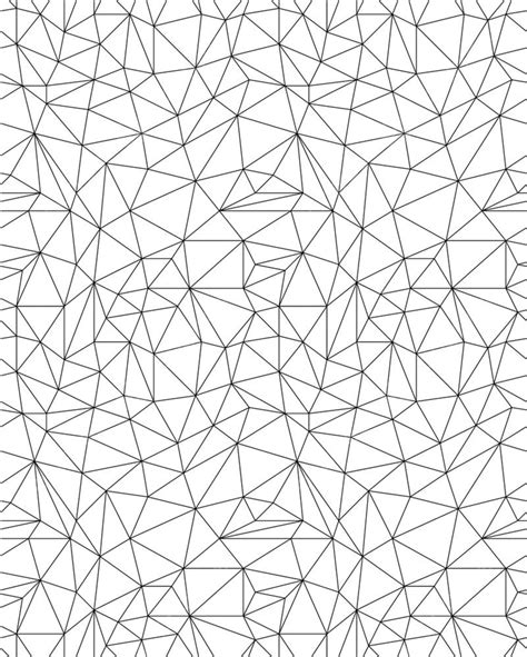 Seamless Polygonal Pattern Background Sides Gray Graphic Background