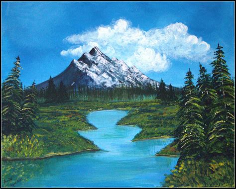 Easy Mountain Paintings