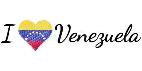 Cita Caligráfica De Las Letras De Venezuela Ilustración Del Vector