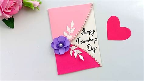 Make your friend's day special by sending them a beautiful handmade card. Friendship Day Card Idea | How To Make Friendship Day Card ...