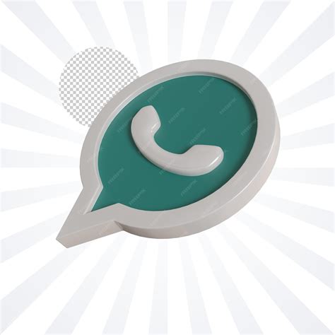 Premium Psd 3d Social Media Whatsapp Icon