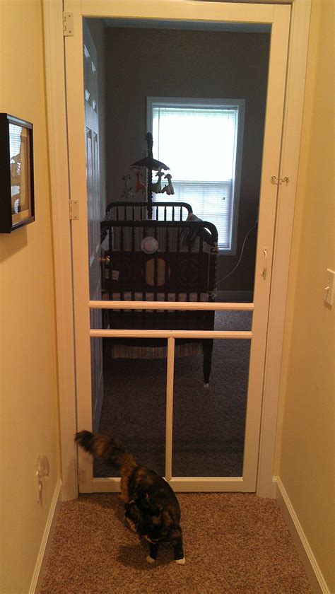 Let your pets out and the breeze in. Screen door on babies room so cat cannot enter but we can ...