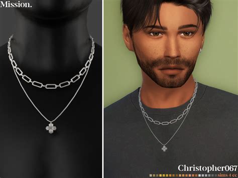 Install Mission Necklace Male The Sims 4 Mods Curseforge