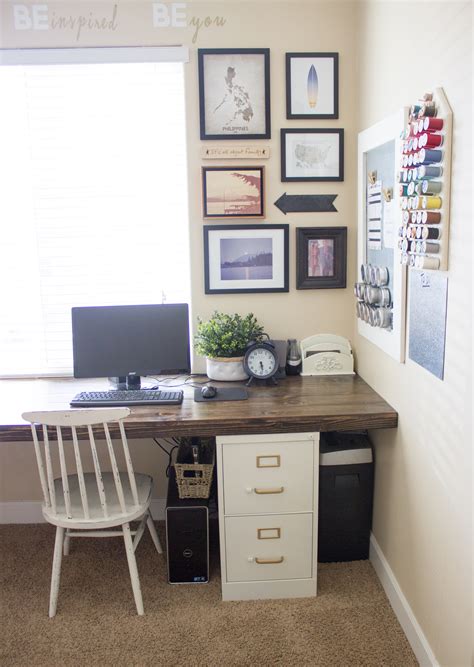 Files can easily turn into a mess if they aren't organized. DIY File Cabinet Desk Tutorial - Over the Big Moon