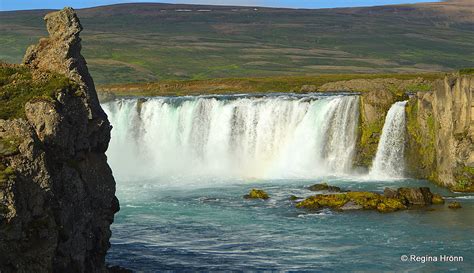 The Historical Goðafoss Waterfall In Skjálfandafljót River In North Iceland