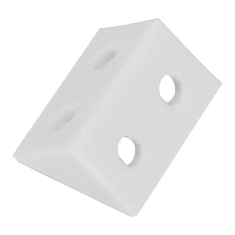 50pcs Plastic Right Angle Corner Gusset Brace Angle Brackets Code