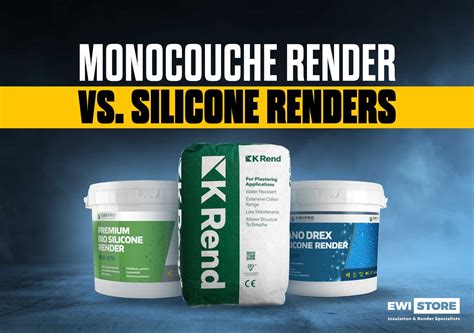 Monocouche Render vs. Silicone Renders | EWI Store