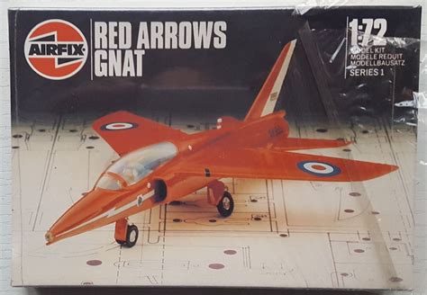 Airfix Kit 172 Der Folland Gnat Der Red Arrows Von 1972 Kaufen