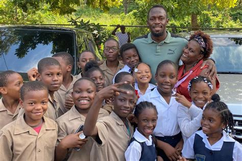 He is one of the three children born to the couple. Usain Bolt Foundation Donates 150 Laptops To Schools In ...