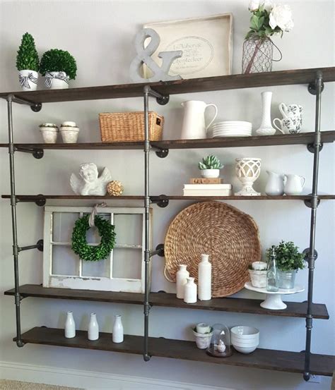 Industrial shelving rustic shelves industrial pipe open shelving diy shelving industrial design wood shelf industrial bathroom modern industrial. How to Build DIY Industrial Pipe Shelves | Step by Step Guide