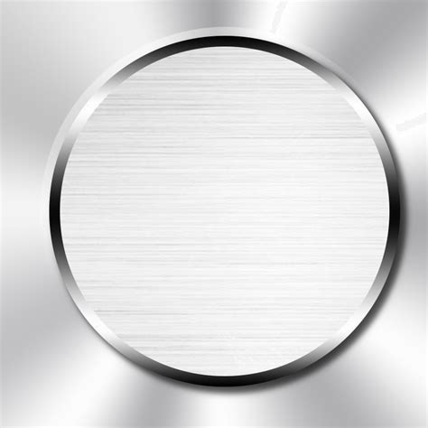 Silver Round Metal Background Material Silver Round Metal Background