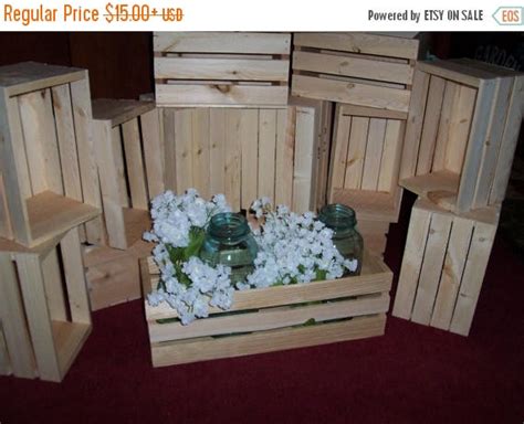 Great Sale Flower Planter Box Wooden Crates 18in Wedding