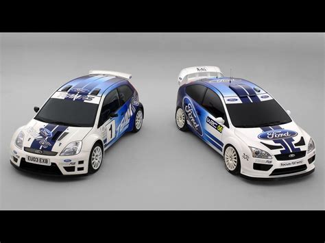 2006 Ford Focus Wrc Concept And Ford Fiesta Jwrc 1024x768 Wallpaper
