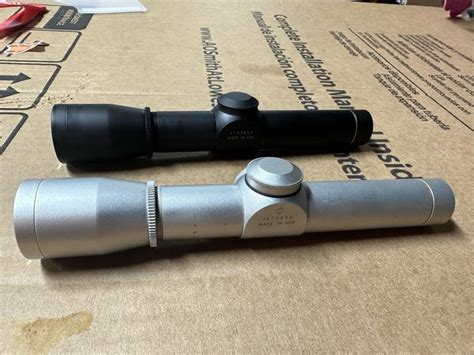 Wts 2 Leupold M8 2x Extended Er Pistol Scope Silver And Matte