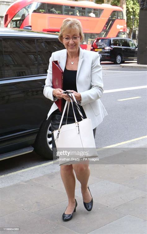 Business Secretary Andrea Leadsom Arrives At The Cabinet Office In