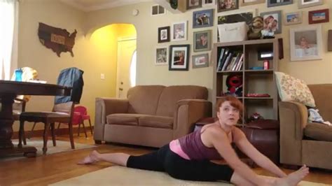 Mom S Workout Stretching For Splits YouTube