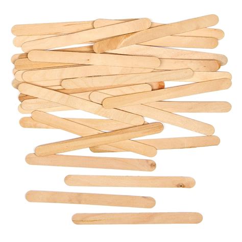 Natural Wooden Craft Sticks Pack Of 200 Uk Welcome