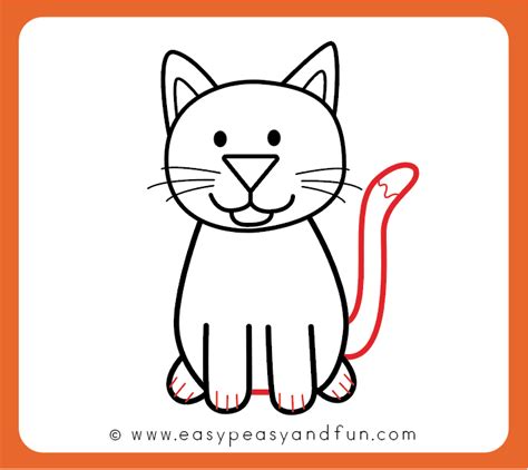 How To Draw A Cat Step By Step Cat Drawing Instructions