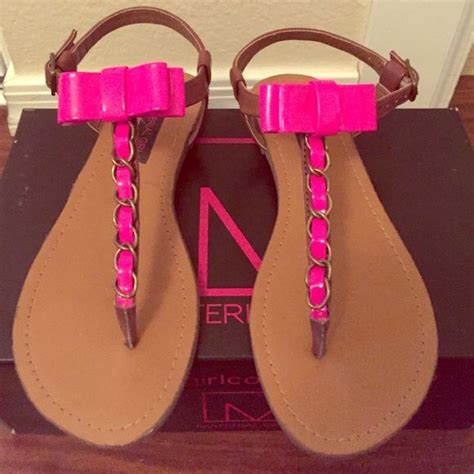 Hot Pink Bowed Sandals Hot Pink Sandals Girls Shoes