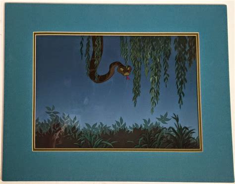 Animation Collection Kaa Original Production Cel Setup From The