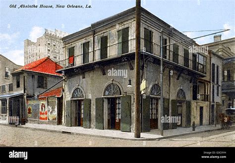 Old Absinthe House New Orleans Louisiana Usa Stock Photo Alamy