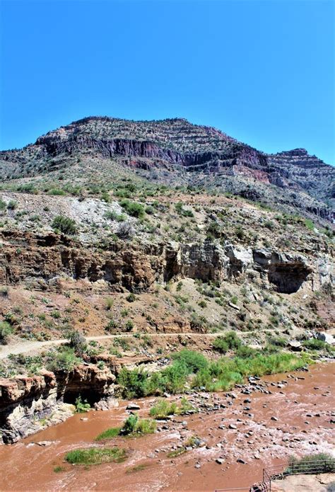 Salt River Canyon Within The White Mountain Apache Indian Reservation