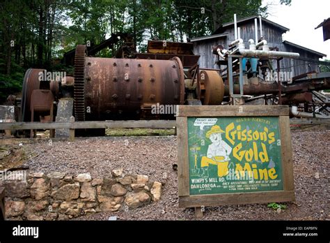 Crissons Gold Mine Dahlonega Georgia Stock Photo Alamy