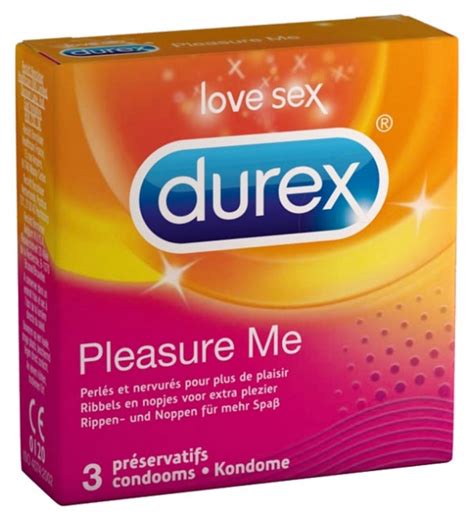 The best condoms for her pleasure might include special ribs and dots to improve stimulation, flavors to get rid of the unpleasant latex taste or additional lubricants to ensure everything goes smoothly. Durex Pleasure Me 3 Condoms