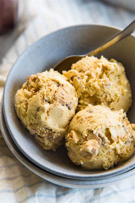 Salted Butterscotch Cookie Dough Ice Cream The Flavor Bender