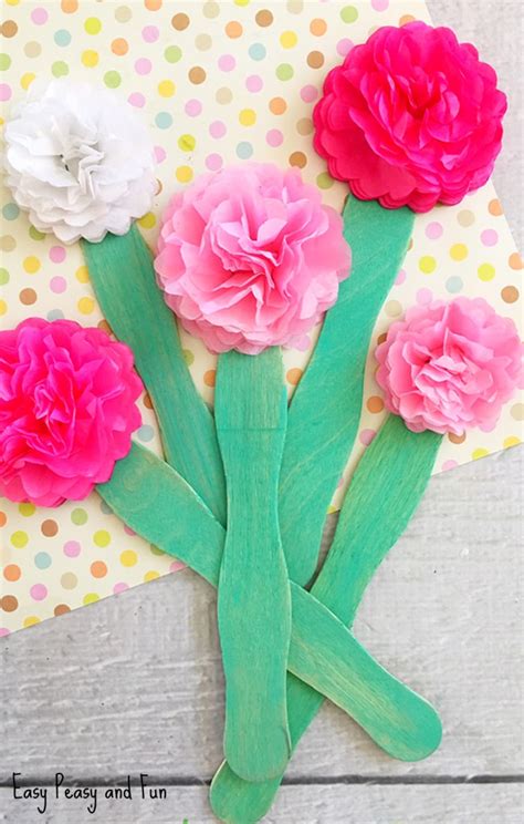 Unique Floral Kids Crafts For Spring