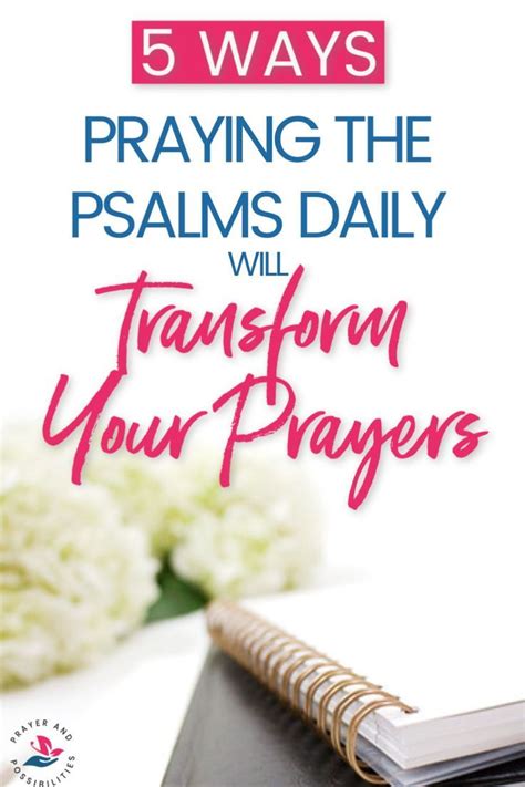 5 Reasons For Praying The Psalms Daily Artofit