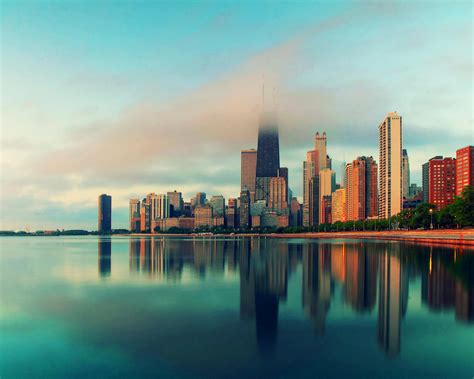 Free Download Hd Chicago Skyline Wallpapers 3840x2653 For Your
