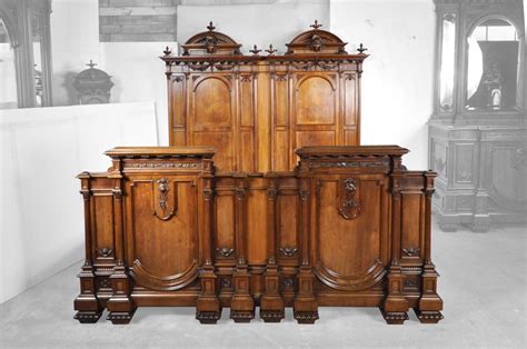 Check spelling or type a new query. Neo-Renaissance italian bedroom set in walnut - Bedroom, Bed