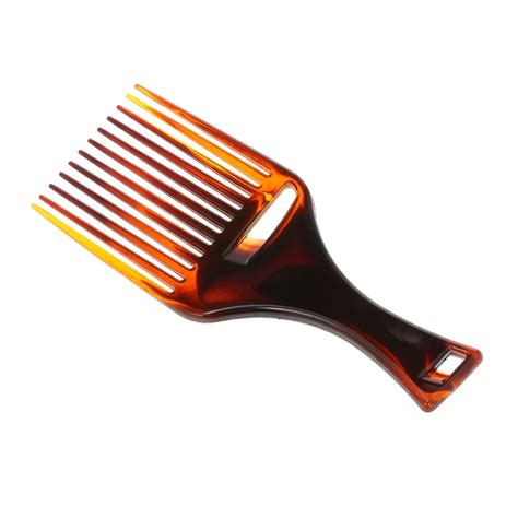 Hair Comb Insert Afro Hair Pick Comb Hair Fork Comb Hairdressing Oil Slick Head Hairstyling