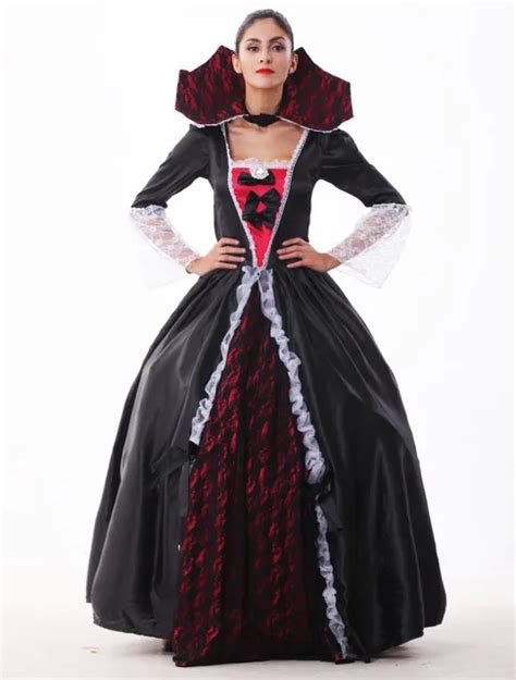 Top Quality 2017 Women Zombies Evil Queen Cosplay Costume Sexy