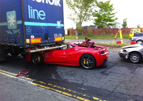 Ferrari 458 Crash In Ireland Hours After Purchase Performancedrive