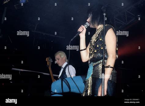 steve severin and siouxsie sioux from siouxsie and the banshees live at the hammerswithh palais