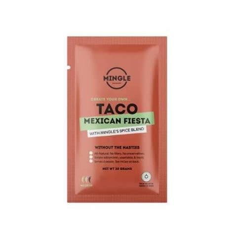 Mingle Taco Mexican Fiesta Natural Seasoning Blend 30g My Home Pantry