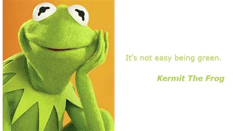 Kermit The Frog Its Not Easy Bein Green Song Audio Youtube